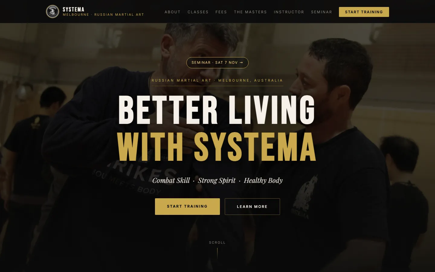 Home page of systemamelbourne.au